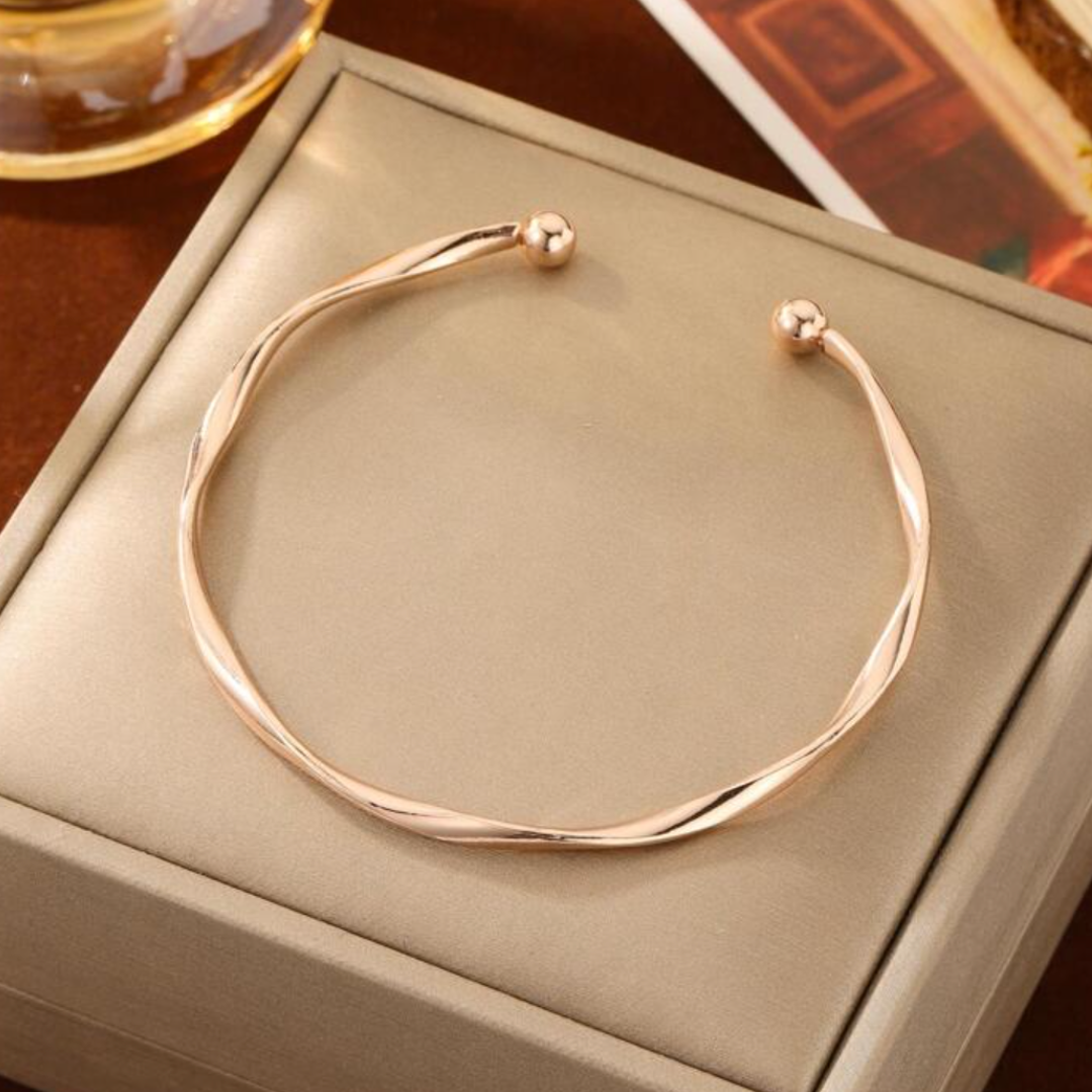 Twirl-Chic Cuff Bracelet