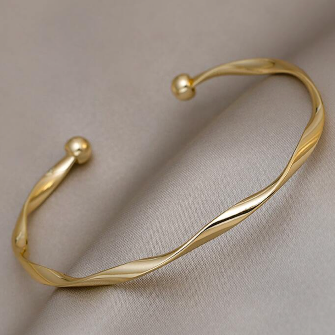 Twirl-Chic Cuff Bracelet