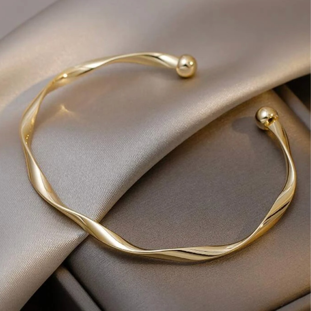Twirl-Chic Cuff Bracelet
