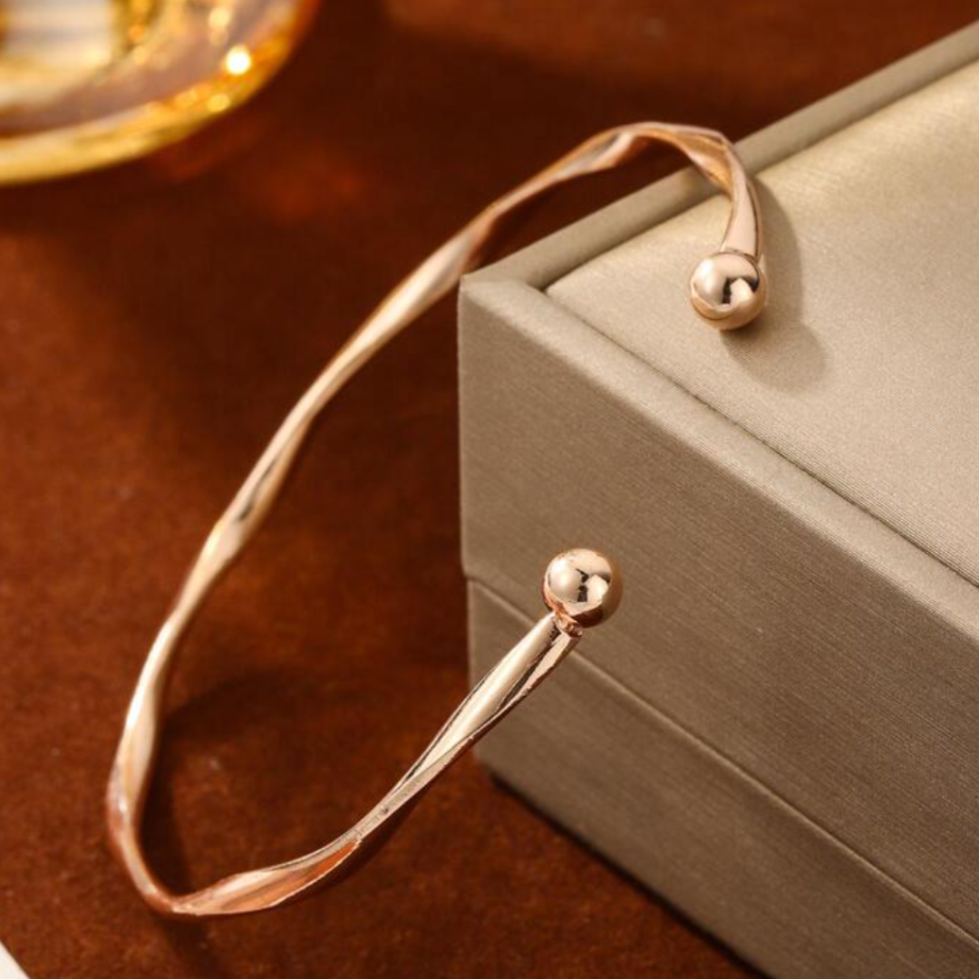 Twirl-Chic Cuff Bracelet